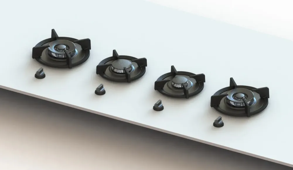 Clearance Innovativo piano cottura Set bruciatori modello danau di in offerta Piano Cottura