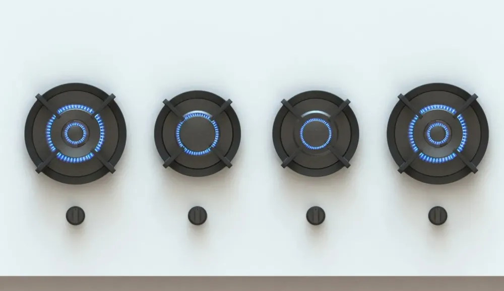 Clearance Innovativo piano cottura Set bruciatori modello danau di in offerta Piano Cottura