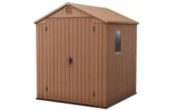 Keter Casetta Darwin 6x6 marrone: sconto imperdibile per l'esterno!- Casette Da Giardino