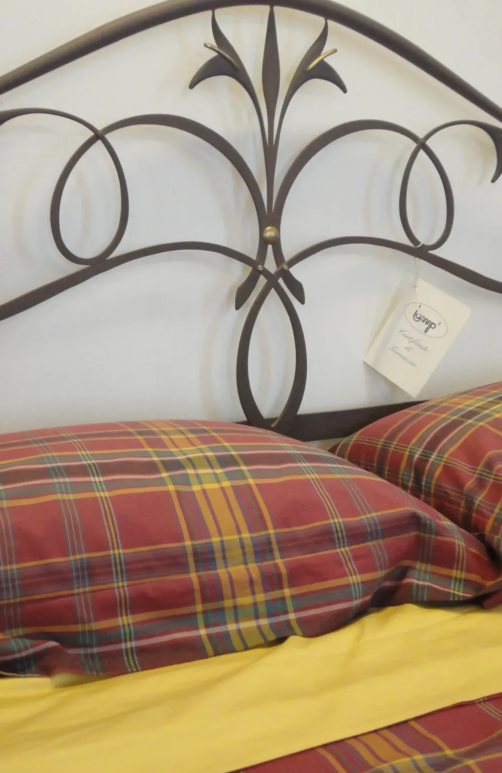 Lamp International Letto Letto in ferro Matrimoniale Moderno Ferro Battuto- Letti