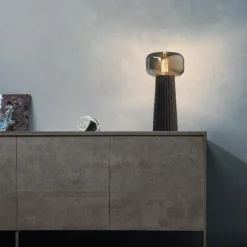 Collezione esclusiva Lampada 7249  mantra faro lampada da tavolo nera in OFFERTA OUTLET- Lampade Da Tavolo