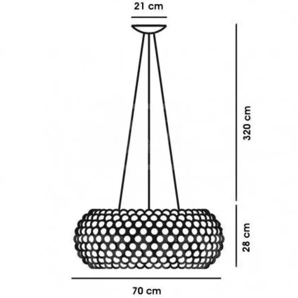 Clearance Lampada a sospensione Caboche plus grande sospensione a prezzo Outlet Lampade A Sospensione