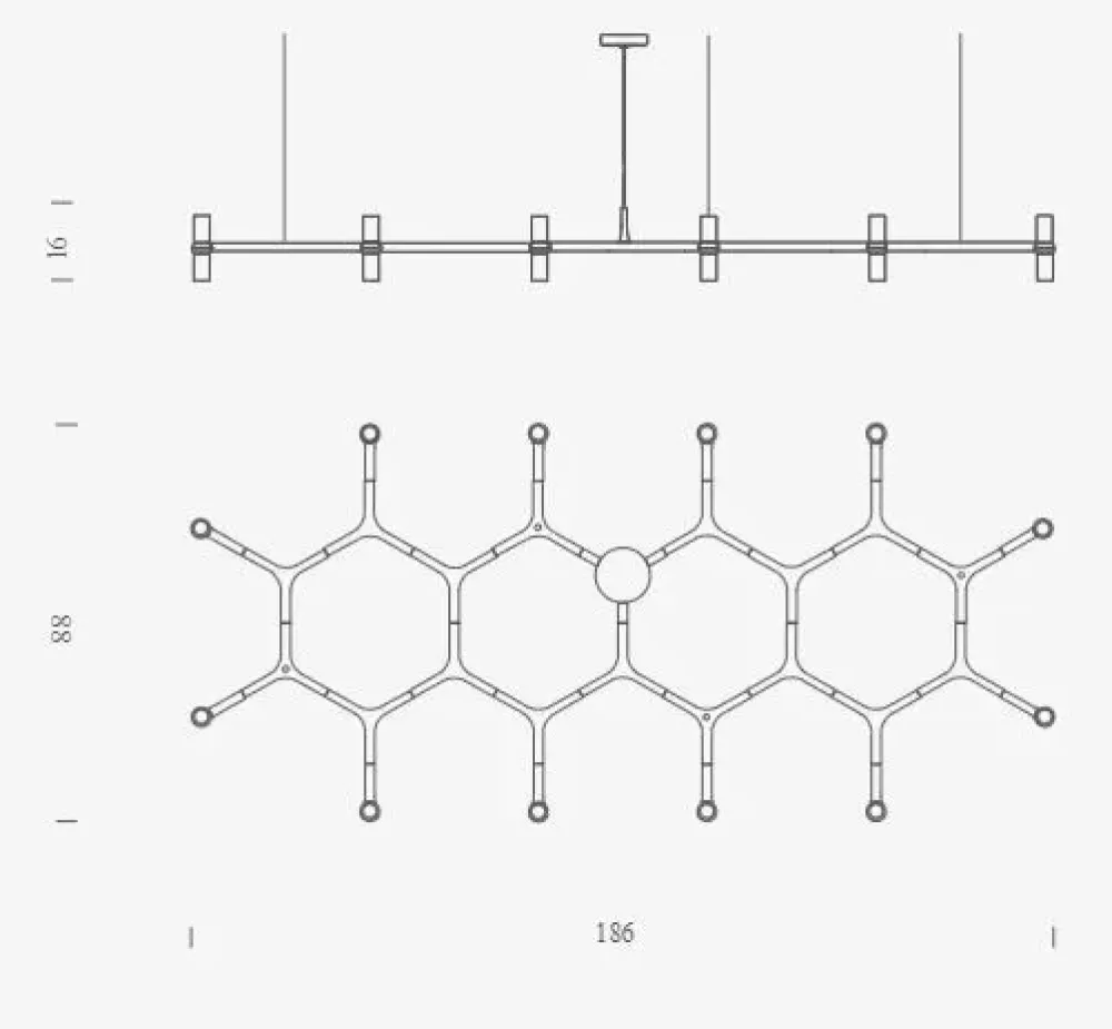 Lampada a sospensione Crown plana major in Offerta Outlet Lampade A Sospensione