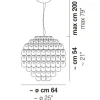 Vistosi Lampada a sospensione Giogali sp60   a prezzo Outlet- Lampade A Sospensione