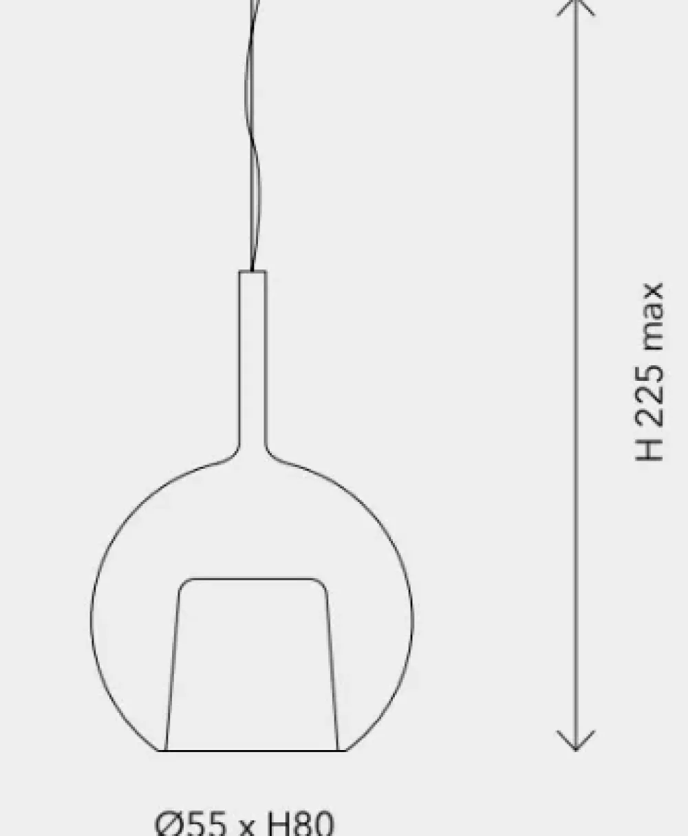 Pentalight Lampada a sospensione Glo maxi in Offerta Outlet- Lampade A Sospensione