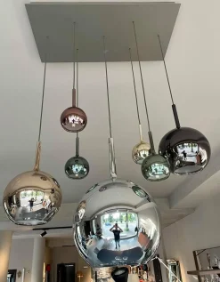 Pentalight Lampada a sospensione in vetro Penta light glo in Offerta Outlet- Lampade A Sospensione