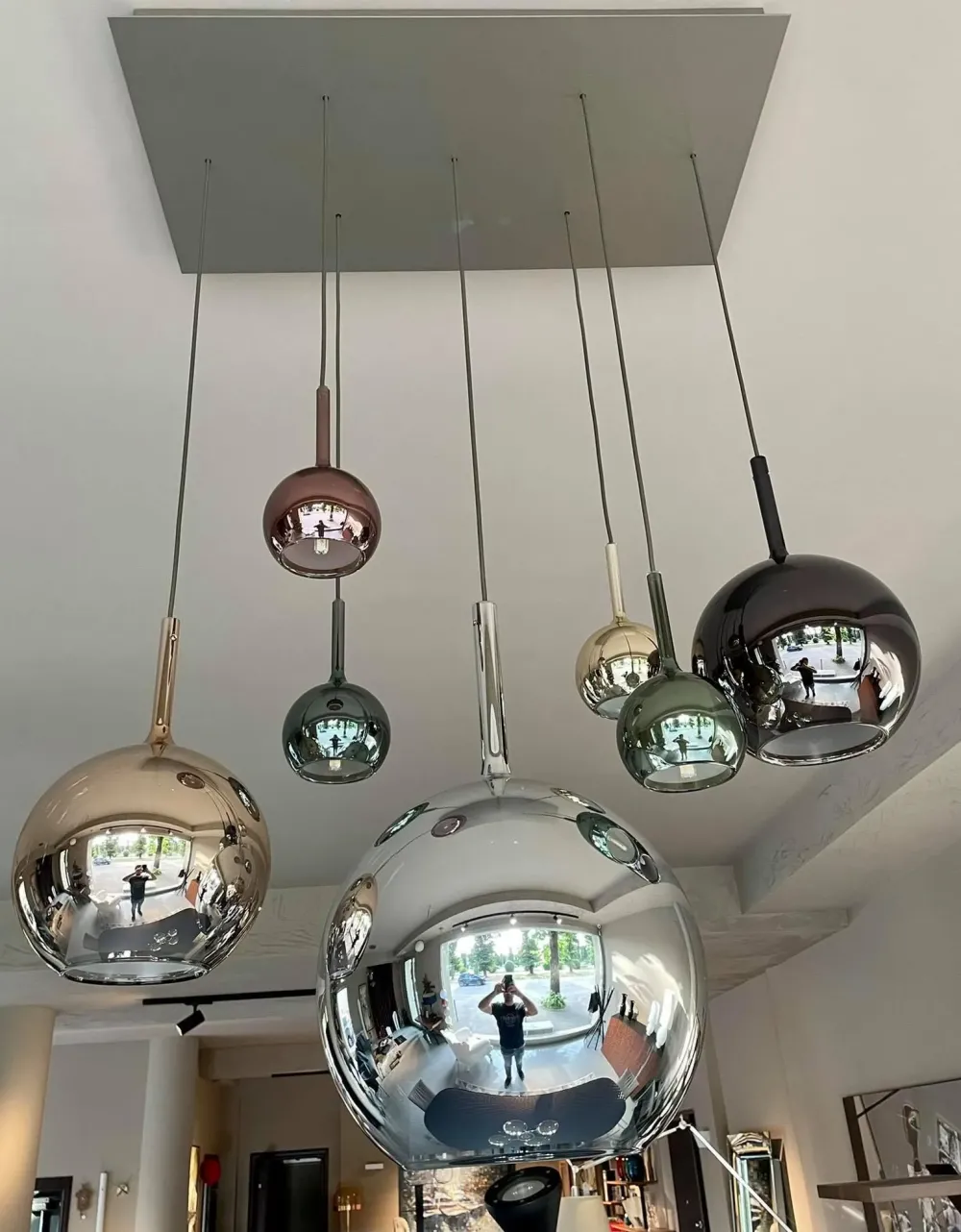 Pentalight Lampada a sospensione in vetro Penta light glo in Offerta Outlet- Lampade A Sospensione