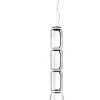 Flos Lampada a sospensione in cristallo Noctambule suspension 3 low cylinder and cone in Offerta Outlet- Lampade A Sospensione