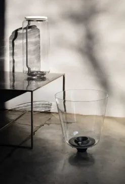 Flos Lampada a sospensione in cristallo Noctambule suspension 3 low cylinder and cone in Offerta Outlet- Lampade A Sospensione