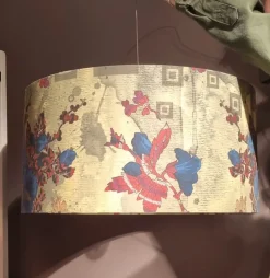 Lampada a sospensione in tessuto Fiori a prezzo scontato^Arcom Sale