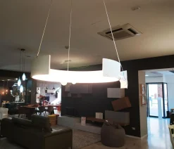 Ondaluce Lampada a sospensione in metallo Intro led in Offerta Outlet- Lampade A Sospensione