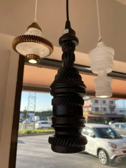 Lampada a sospensione in metallo Mek a prezzo scontato^Karman New