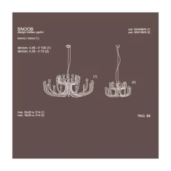 Karman Lampada a sospensione Snoob sospensione in Offerta Outlet- Lampade A Sospensione