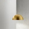 Lampada a sospensione stile Moderno Bonella ottone gea luce a prezzi convenienti Lampade A Sospensione