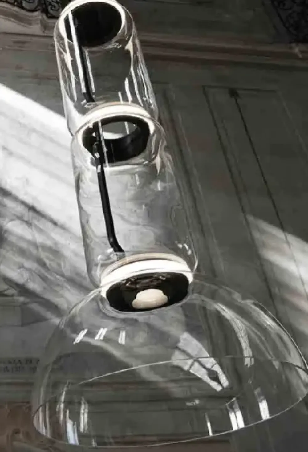 Flos Lampada a sospensione stile Design Noctambule suspension 3 low cylinder and bowl in offerta outlet- Lampade A Sospensione