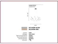 Lampada a sospensione stile Design Lap in offerta outlet^Ondaluce Online