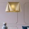 Collezione esclusiva Lampada a sospensione stile Moderno Wanda new gold linea zero in saldo- Lampade A Sospensione