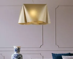 Collezione esclusiva Lampada a sospensione stile Moderno Wanda new gold linea zero in saldo- Lampade A Sospensione