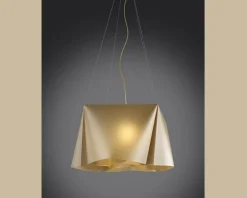 Collezione esclusiva Lampada a sospensione stile Moderno Wanda new gold linea zero in saldo- Lampade A Sospensione