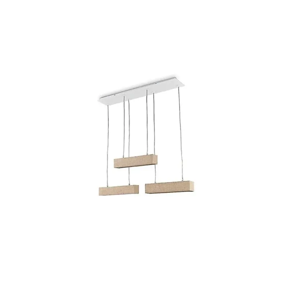 Lampada a sospensione stile Design Ekos sp6 square in offerta^Ideal Lux New