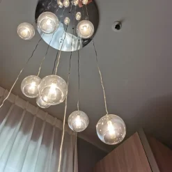 Lampada a sospensione Ming Trasparente con forte sconto^Tonin Casa Best