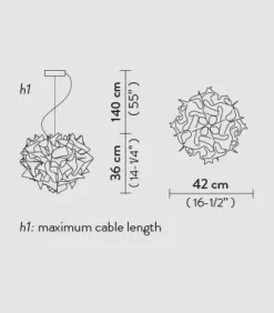 Slamp Lampada a sospensione Veli suspension   a prezzo scontato- Lampade A Sospensione