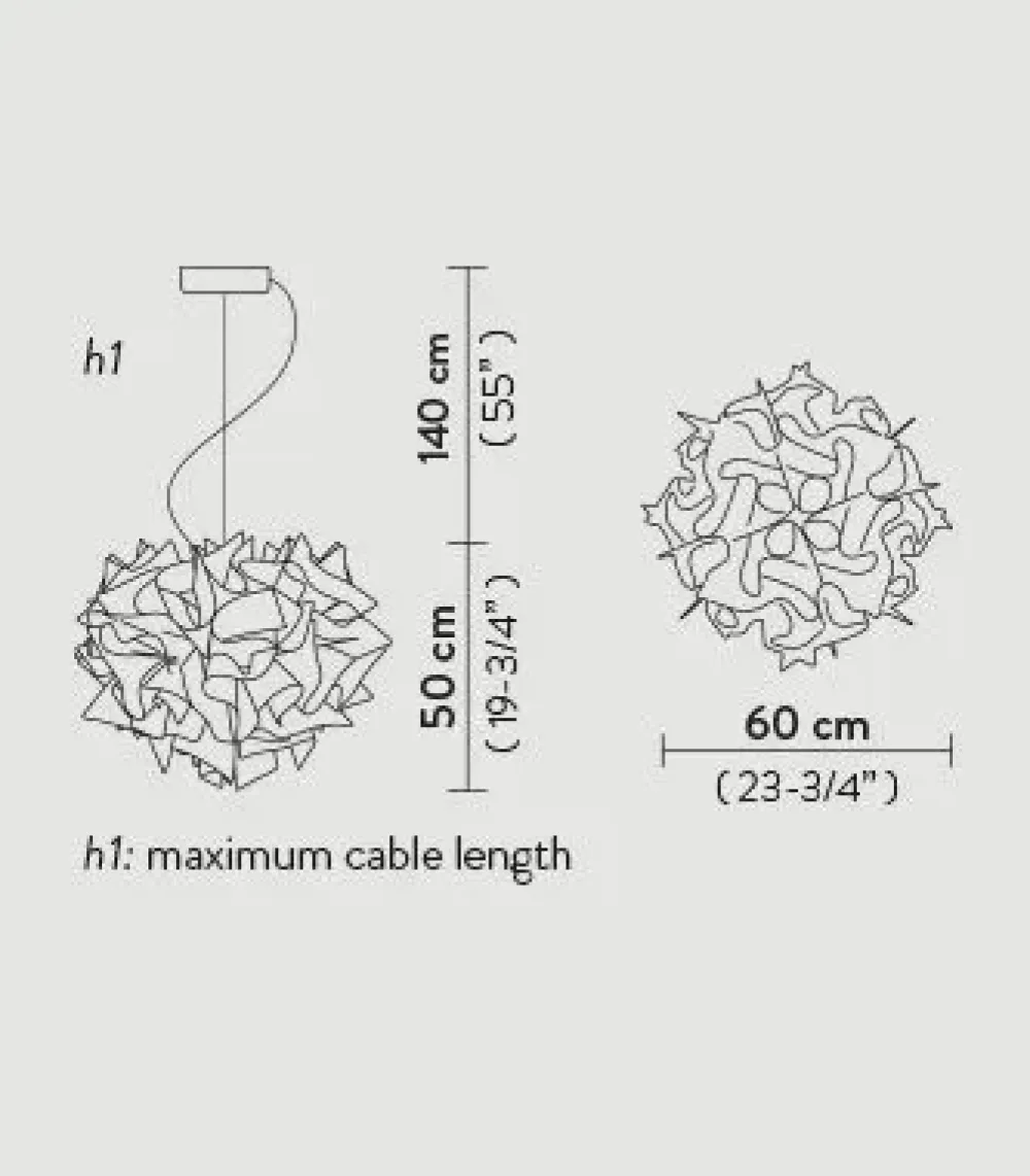 Best Lampada a sospensione Veli suspension large in Offerta Outlet Lampade A Sospensione