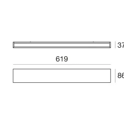 Lampada Box-w2 lampada da parete led in OFFERTA OUTLET^Linea Light Clearance