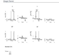 Lampada Bloom a PREZZI OUTLET^Cattelan Italia