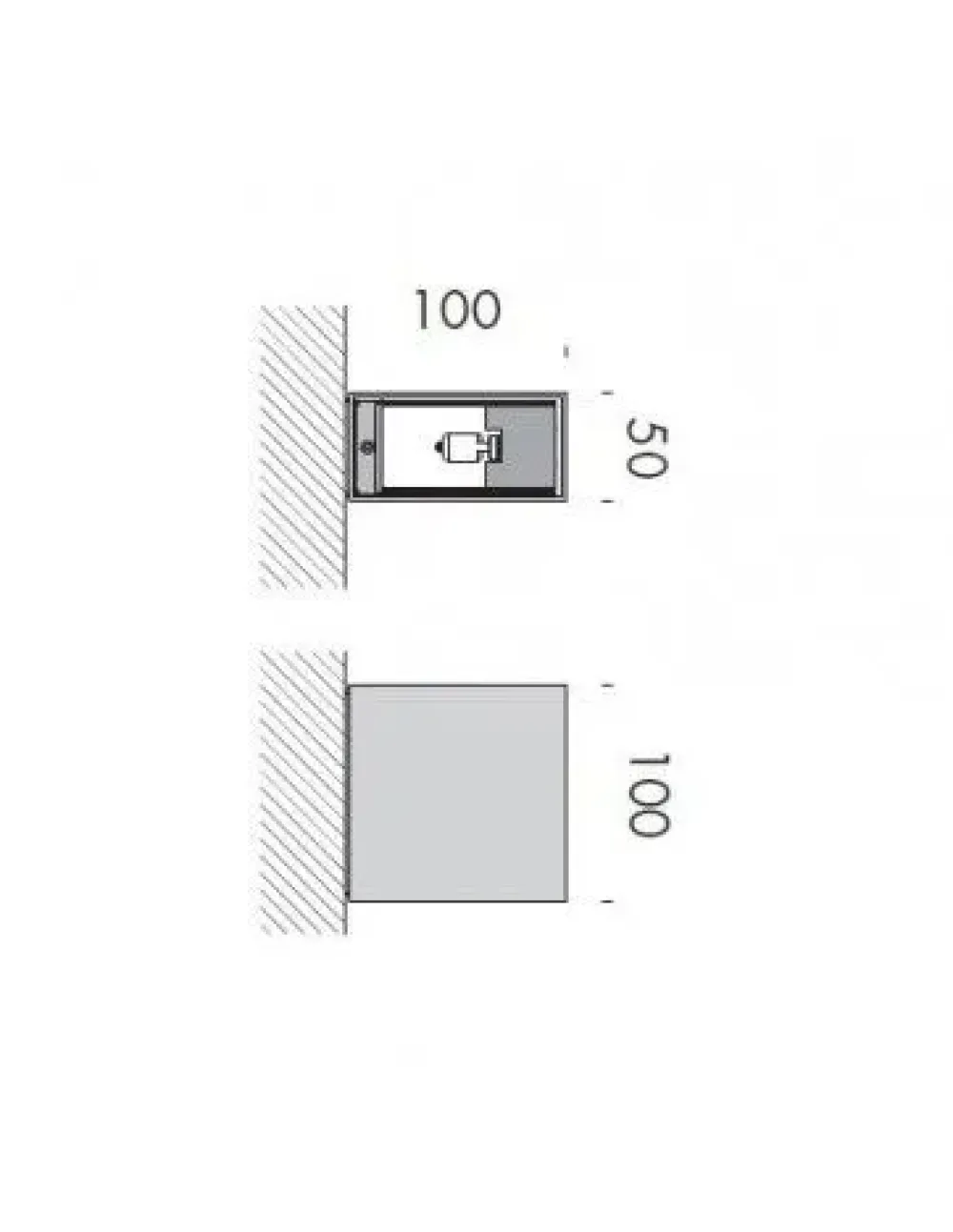 Via Bizzuno Lampada Clv2 in OFFERTA OUTLET- Applique Da Parete