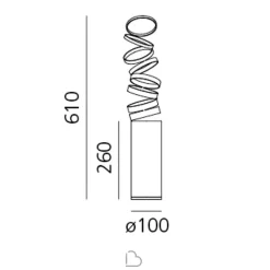 Online Lampada Decompose' oro artemide a PREZZI OUTLET Lampade Da Tavolo