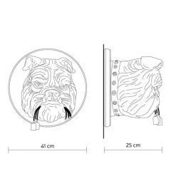 Karman Lampada da parete Amsterdam wall lamp   in Offerta Outlet- Applique Da Parete