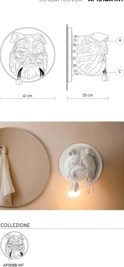 Karman Lampada da parete Amsterdam wall lamp   in Offerta Outlet- Applique Da Parete