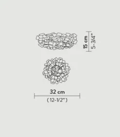 Slamp Lampada da parete Clizia mama non mama ceiling/wall mini   a prezzo Outlet- Applique Da Parete