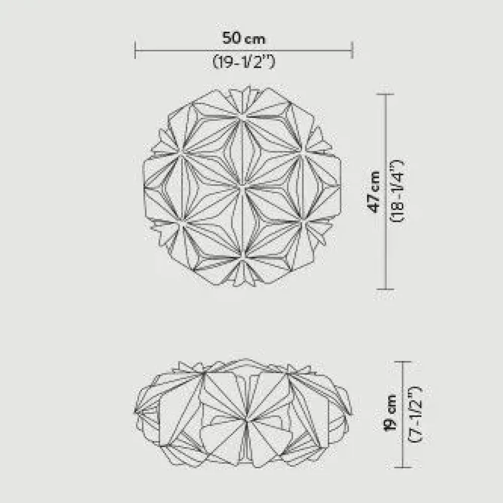 Slamp Lampada da soffitto La vie in Offerta Outlet- Plafoniere Da Soffitto