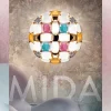 Slamp Lampada da soffitto Mida 50 cm multicolor in Offerta Outlet- Plafoniere Da Soffitto