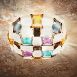 Slamp Lampada da soffitto Mida 50 cm multicolor in Offerta Outlet- Plafoniere Da Soffitto