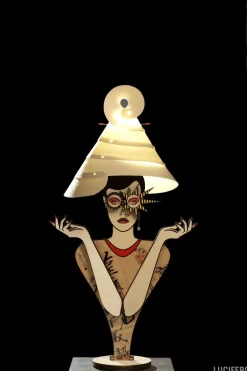 Artigianale Lampada da tavolo Gioia stile Design in offerta- Lampade Da Tavolo