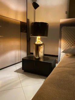 Clearance Lampada da tavolo Alesia Ambra a prezzi outlet Lampade Da Tavolo