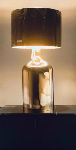 Clearance Lampada da tavolo Alesia Ambra a prezzi outlet Lampade Da Tavolo