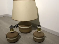 Discount Lampada da tavolo Greta Ambra a prezzi outlet Lampade Da Tavolo