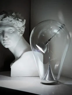 Lampada da tavolo in cristallo Blow in Offerta Outlet^Studio Italia Design Sale
