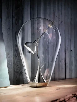 Lampada da tavolo in cristallo Blow in Offerta Outlet^Studio Italia Design Sale