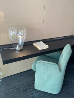 Lampada da tavolo in cristallo Blow in Offerta Outlet^Studio Italia Design Sale