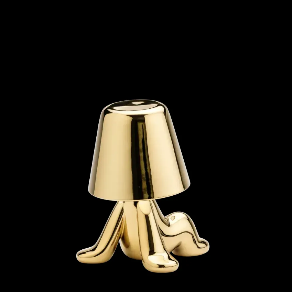 Qeeboo Lampada da tavolo Lampada fratelli d’oro bob a prezzo Outlet- Lampade Da Tavolo