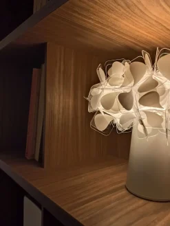 Slamp Lampada da tavolo Clizia battery Bianco con forte sconto- Lampade Da Tavolo