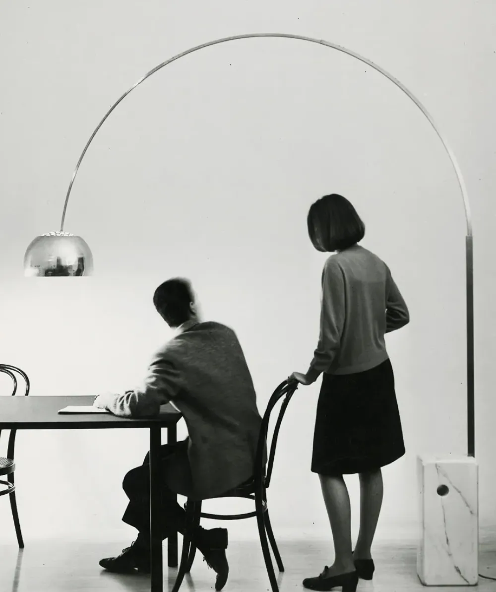 Flos Lampada da terra Arco led in Offerta Outlet- Lampade Da Terra