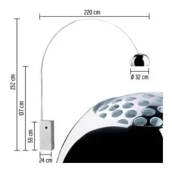 Flos Lampada da terra Arco led in Offerta Outlet- Lampade Da Terra