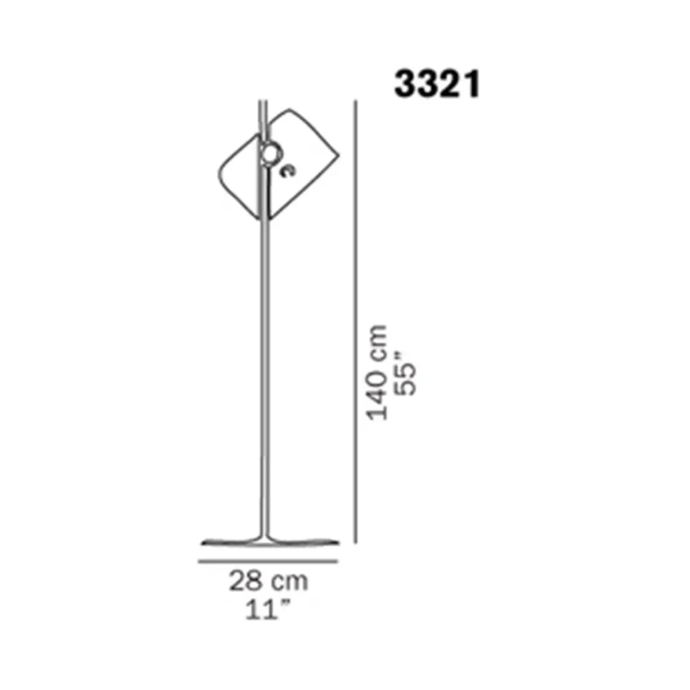O-Luce Lampada da terra Coupè 3321 in Offerta Outlet- Lampade Da Terra