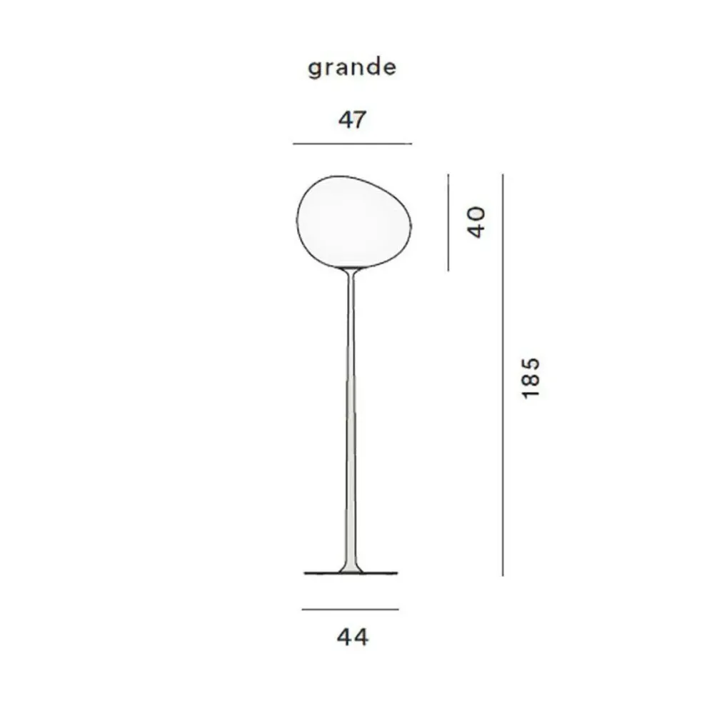 Foscarini Lampada da terra Gregg a prezzo Outlet- Lampade Da Terra